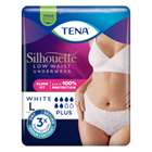 Tena Silhouette Low Waist Underwear White Large 10
