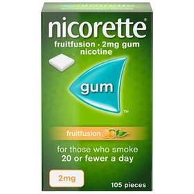 Nicorette Fruit Fusion 2mg Gum Nicotine 105 Pieces