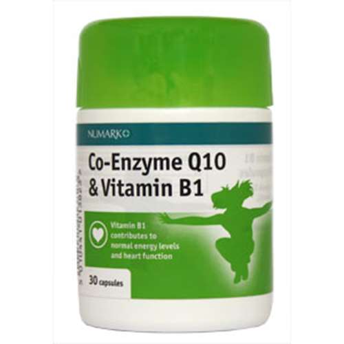 Numark Co-Enzyme Q10 & Vitamin B1 30 Capsules
