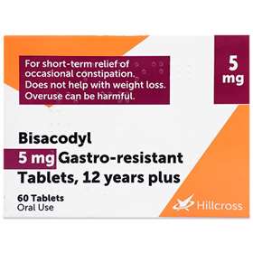 Bisacodyl Laxative Tablets 5mg 60