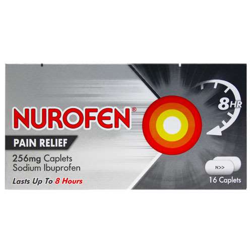 Nurofen Pain Relief 256mg Caplets 16