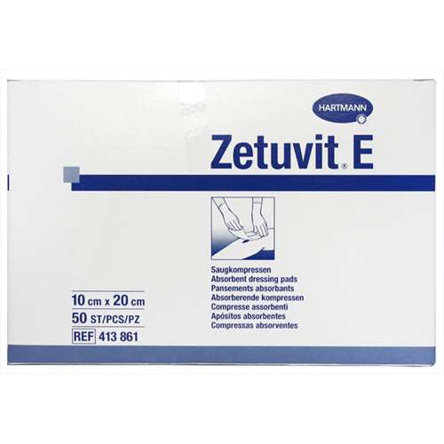 Zetuvit E 50 Non-Sterile Dressing Pads 10cmx20cm 413861