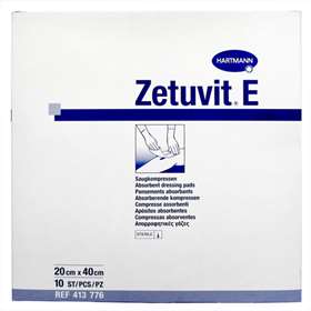 Zetuvit E 10 Sterile Absorbent Dressing Pads 20x40cm