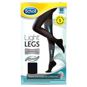 Scholl Light Legs Tights Black 60 Denier Small 1 Pair