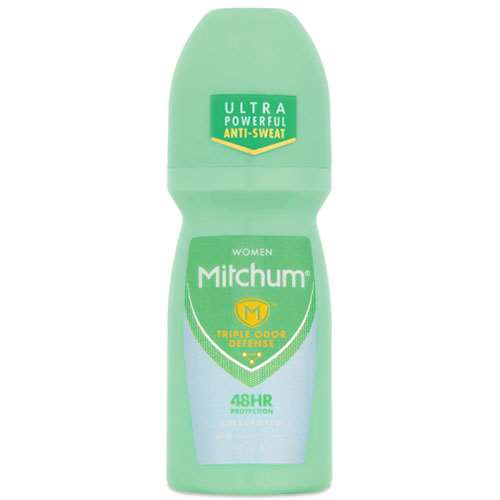 Mitchum Women Triple Odor Defense Unscented Roll-On 100ml