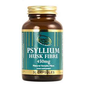 Vega Psyllium Husk Fibre 450mg 30 Capsules