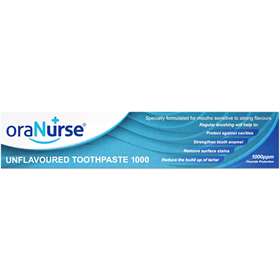 OraNurse Unflavoured Toothpaste 1000ppm 50ml