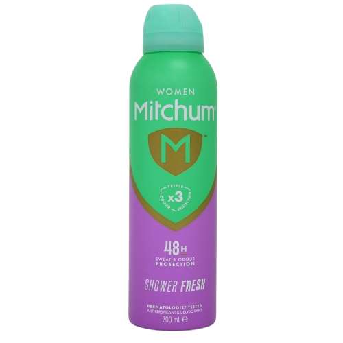 Mitchum Women Triple Odor Defence Anti-perspirant and Deodorant Spray - Shower Fresh 200ml