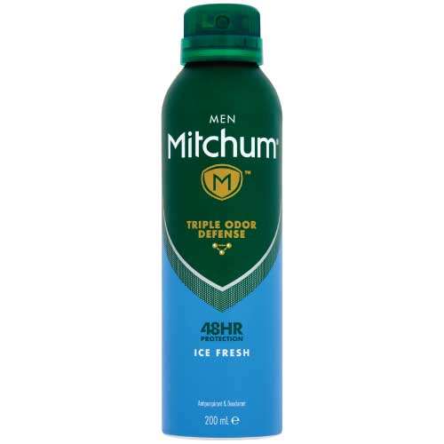 Mitchum Men Triple Odor Defence Anti-perspirant and Deodorant Spray - Ice Fresh 200ml