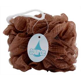 Wash Puff (Scrunchie) brown