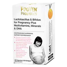 ProVen Probiotics Lactobacillus and Bifidus for Pregnancy Plus Multivitamins, Minerals and DHA