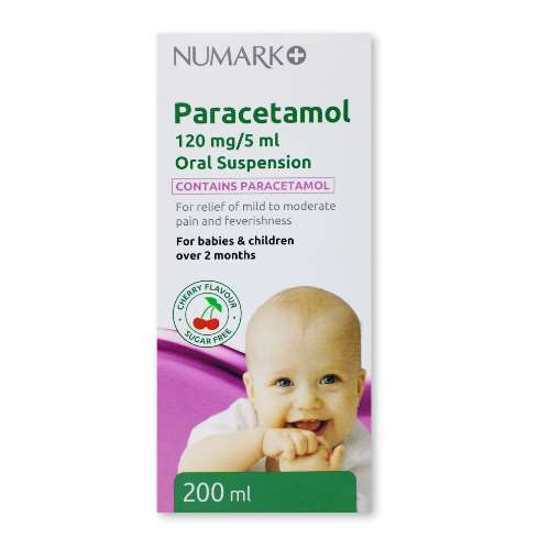 Paracetamol 3M+ Oral Suspension 120mg/5ml - 200ml