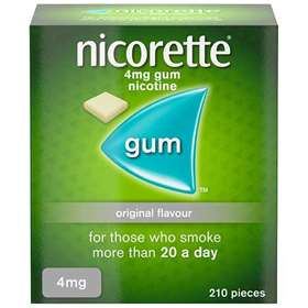 Nicorette Gum Original 4mg 210