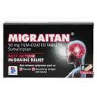 Migraitan 50mg Film Coated Tablets - 2 Tablets.