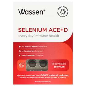 Wassen Selenium Protect Ace plus D Immune Health 90 Tablets