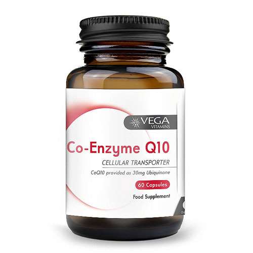Vega Co-Enzyme Q10 30mg Cellular Anti-oxidant 60 Capsules