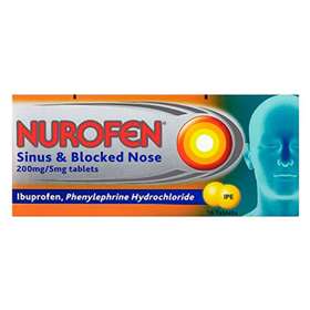 Nurofen Sinus & Blocked Nose 200mg/5mg Tablets - 16
