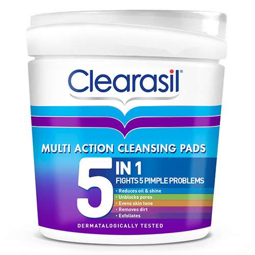 Clearasil Multi Action 5-in-1 Cleansing Pads - 65