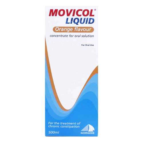 Movicol Liquid Orange Flavour Oral Solution 500ml
