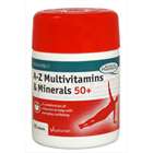 Numark A-Z Multivitamins & Minerals 50+ - 30 Tablets.