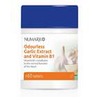 Numark Odourless Garlic Extract & Vitamin B1 Tablets 60