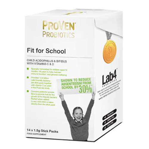ProVen Probiotics Fit For School Child Acidophilus & Bifidus With Vitamin C & D - 14 x 1.5g Stick Pa