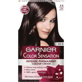 Garnier Colour Sensation Intense Permanent Colour Cream - 4.0 Deep Brown