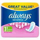 Always Sensitive Normal Ultra Towels 16