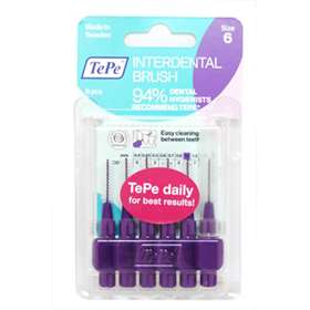 TePe Interdental Brush Purple Size 6 - 6pcs
