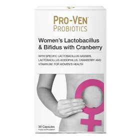 ProVen Probiotics Womens Lactobacillus & Biffidus With Cranberry - 30 Capsules