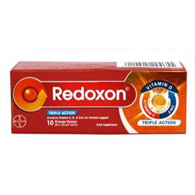 Redoxon Triple Action - 10 Orange Flavour Effervescent Tablets