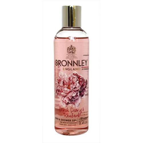 Bronnley Pink Peony and Rhubarb Bath and Shower Gel 250ml