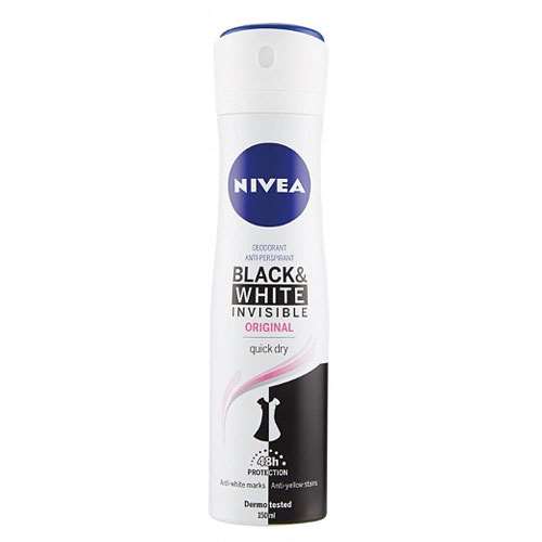 Nivea Invisible For Black & White Original Anti-Perspirant - 150ml