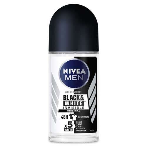 Click to view product details and reviews for Nivea Men 48 Hour Invisible For Black And White Anti Perspirant 50ml.