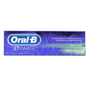 Oral-B 3D White Toothpaste- Soft Mint 75ml