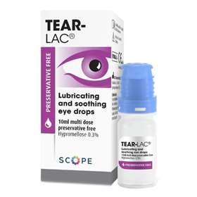 Tear-Lac Lubricating Eye Drops 10ml