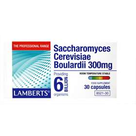 Lamberts Saccharomyces Cerevisiae Boulardii 300mg 30 Capsules