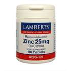 Lamberts Zinc (as citrate) 25mg - 120 Tablets