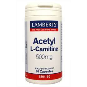 Lamberts Acetyl L-Carnitine 500mg - 60 Capsules