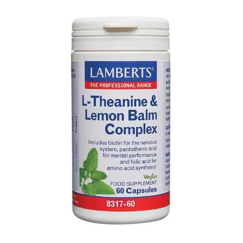 Lamberts L-Theanine & Lemon Balm Complex 60 Tablets 8317-60