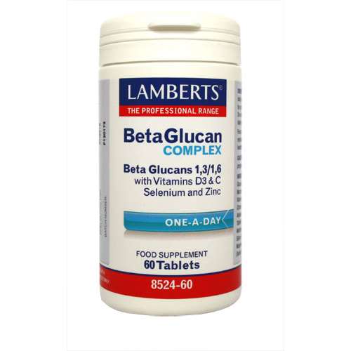 Lamberts Beta Glucan Complex One-A-Day 60 Tablets