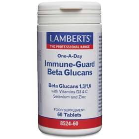 Lamberts Immune-Guard Beta Glucans One-A-Day 60 Tablets