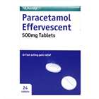 Paracetamol Effervescent 500mg Tablets (24)