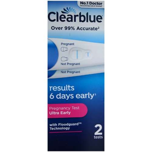 Clearblue Ultra Early Pregnancy Test 2 Tests Clearblue Ultra Early Pregnancy Test 2 Tests