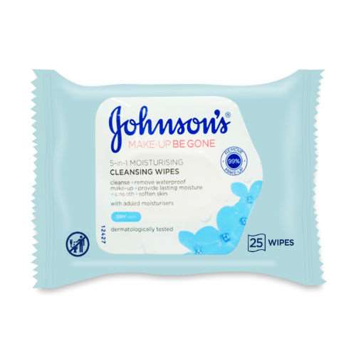 Johnsons 5 in 1 Wipes 25 Pack