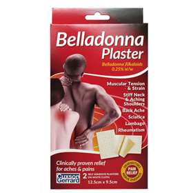 Belladonna Self Adhesive Plasters 12.5cm x 9.5cm (x2)