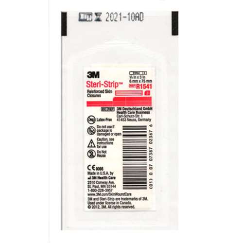 Click to view product details and reviews for 3m Steri Strips Reinforced Skin Closures 6mm X 75mm X3 R1541. Click to view product details and reviews for 3m Steri Strips Reinforced Skin Closures 6mm X 75mm X3 R1541.