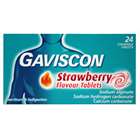 Gaviscon Strawberry Flavour Tablets 24