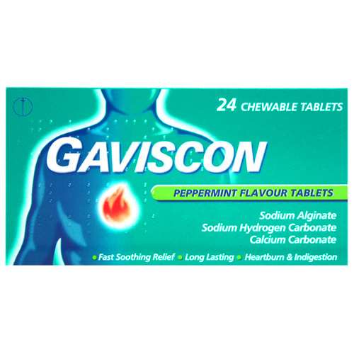 Gaviscon Peppermint Tablets 24