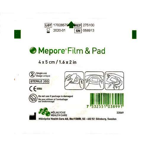 Mepore Film & Pad Single 4x5cm (1)